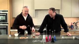 How to make a frappé coffee using an aerolatte milk frother [upl. by Peti]