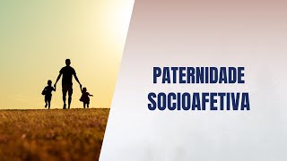 Paternidade socioafetiva [upl. by Ronalda]