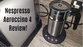 Nespresso Aeroccino 4 Milk Frother Review  Worth upgrading from the Aeroccino 3 [upl. by Reffinnej]