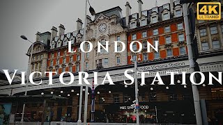 London Victoria Station Walk Through England 4K [upl. by Gerda]