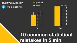 Ten Statistical Mistakes in 5 Min [upl. by Vedette]