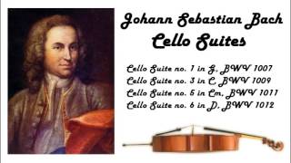 Johann Sebastian Bach  Cello suites in 432 Hz great for reading or studying [upl. by Attevad750]