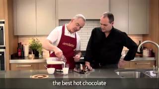 How to make a hot chocolate using an aerolatte milk frother [upl. by Gurolinick]